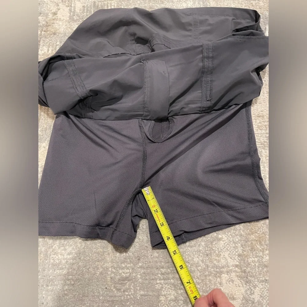 L.L. Bean Comfort Trail Skort Skirt Gray Size 12 Style 288936 Hiking Active - Picture 10 of 11